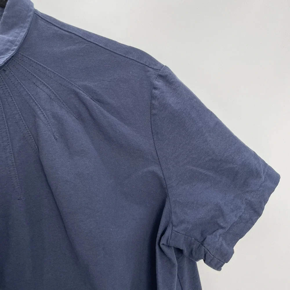 Pomander Place Tuckernuck Navy Shift Dress Medium Coastal Grandmother Preppy Lux - Picture 8 of 11